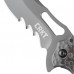 Canivete CRKT Fossil Compact serrilhado, desenhado
